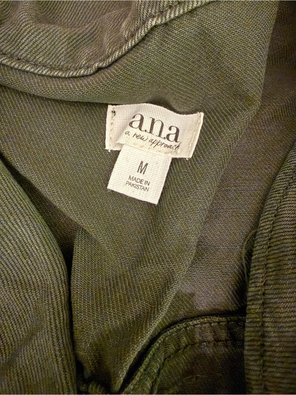 a.n.a Olive Green Casual Romper - Picture 2 of 2